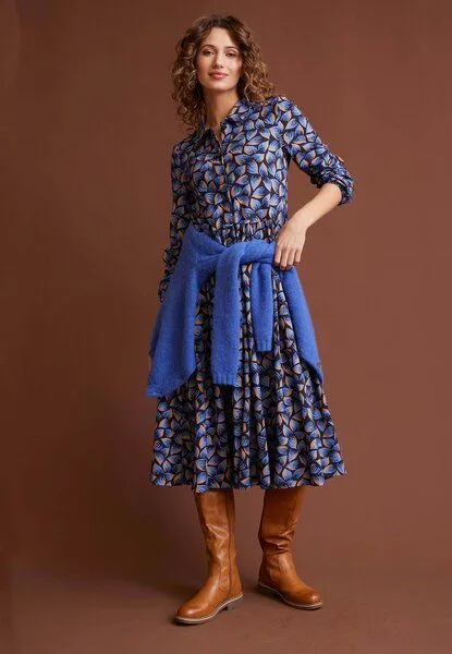 LANA Organic LANA Organic Bio Baumwollkleid, Modell Kendra, Kendra marine, – Produktbild 1 von 4