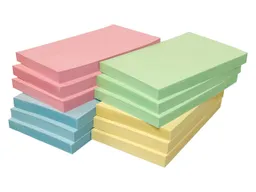 Info Info Haftnotizen 125 x 75 mm, farbig sortiert, 12 Blöcke – Produktbild 1 von 1