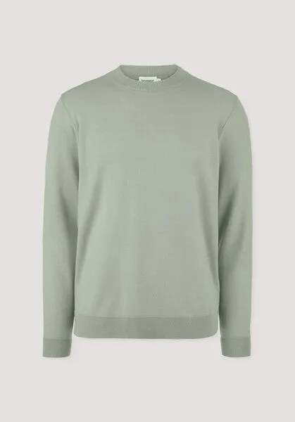 hessnatur hessnatur Pullover Regular aus reiner Bio-Merinowolle, Salbeigrün, – Produktbild 4 von 4