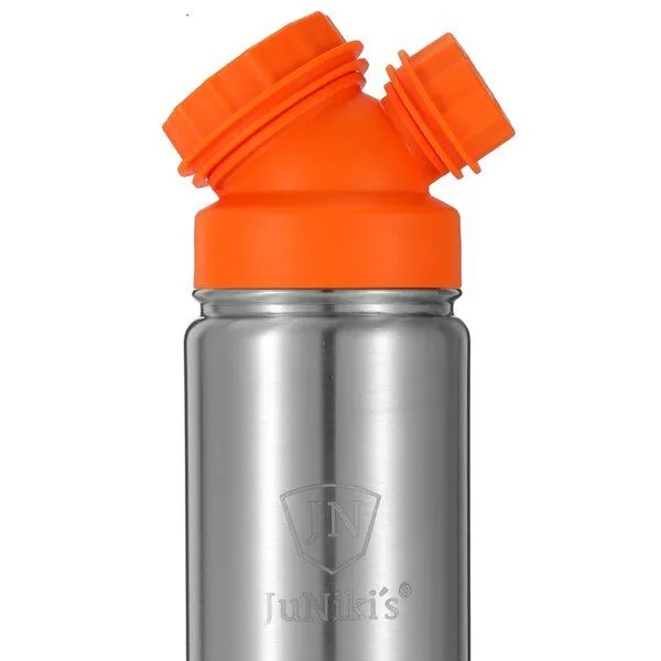 JN JuNiki's JN JuNiki's Einschulungs-Set: JuNiki´s® Lunchbox + Trinkflasche isoliert 8 Farben, Orange, – Produktbild 3 von 3