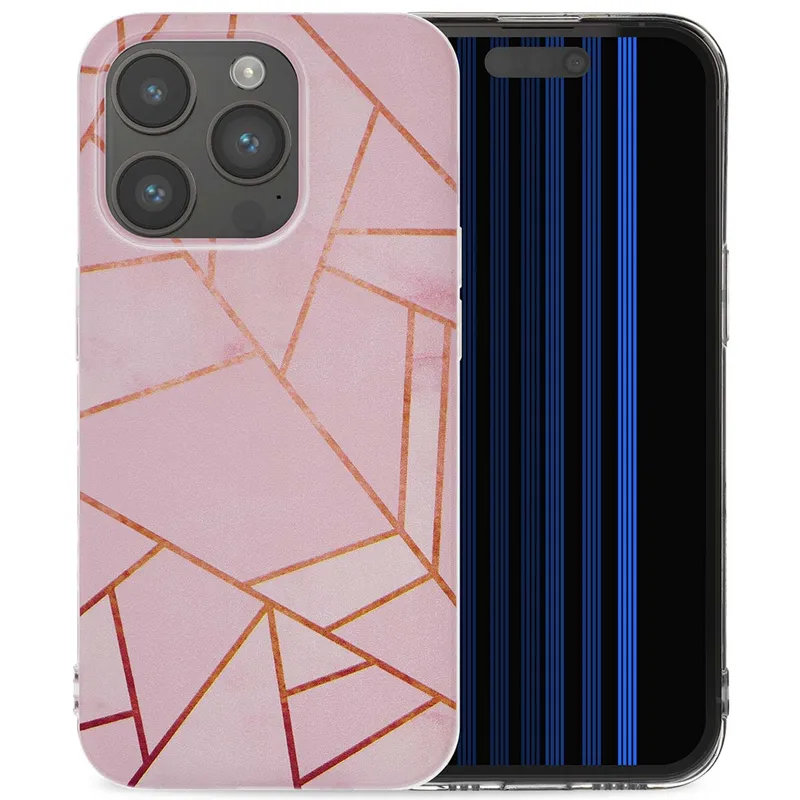imoshion imoshion Design Hülle für das Apple iPhone 15 Pro - Pink Graphic, Rosa, – Produktbild 1 von 1