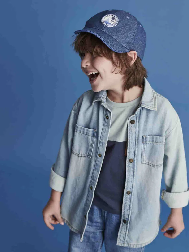 Vertbaudet Jungen T-Shirt, Schwarz, – Produktbild 2 von 4