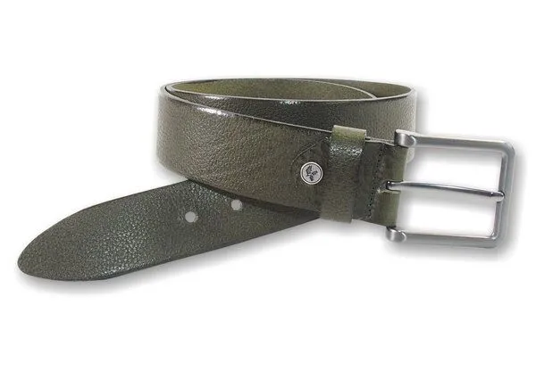 Greenbelts Greenbelts Herren Ledergürtel PASCAL, Grün, – Produktbild 3 von 3