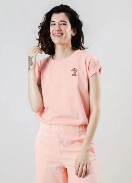 Brava Fabrics Brava Fabrics Peanuts Tropical Scoop Tee Pink – Produktbild 2 von 4