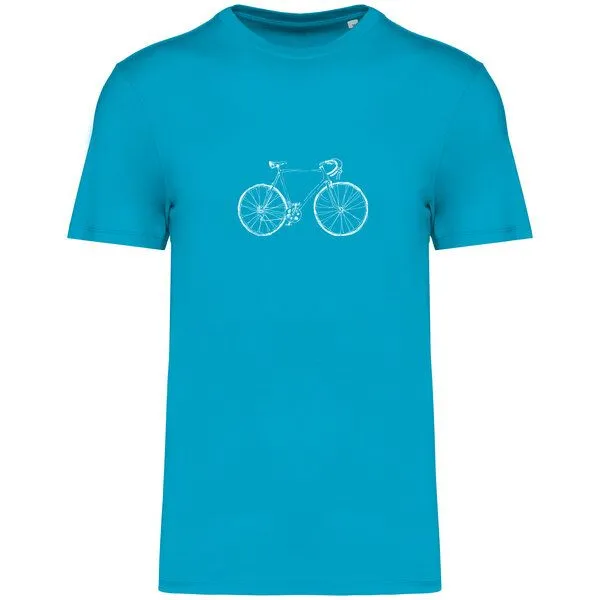 Greenspired Greenspired Basic Bio T-Shirt Vintage Bike Nr. 4 ( 155g/m²) XXS - 5 XL, Türkisblau, – Produktbild 1 von 1