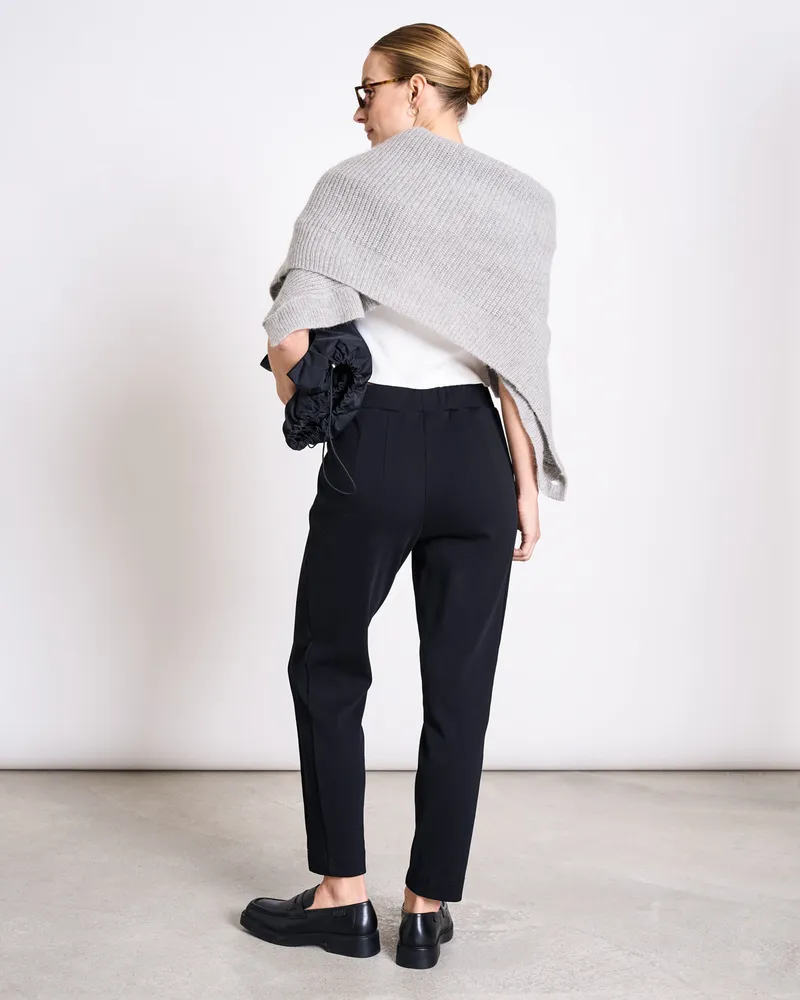 JAN N JUNE JAN 'N JUNE Damen vegan Hose Kama Schwarz, Schwarz, – Produktbild 1 von 3