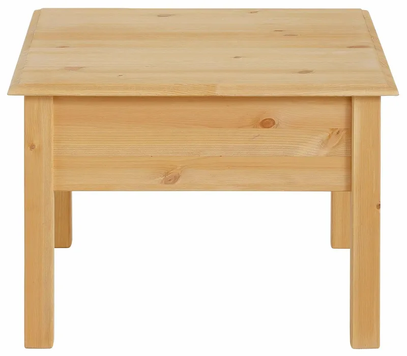 OTTO home Couchtisch Laura (Couchtisch, Wohnzimmertisch, OTTOs Choice), 60/60 cm, mit einer Schublade, zusätzlicher Stauraum, Beige, – Produktbild 4 von 5