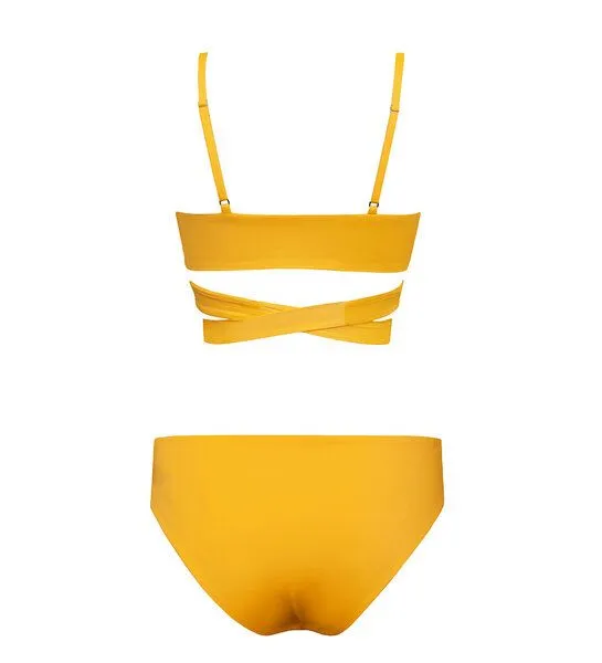 Anekdot Anekdot Bikini Set Lin Top + Core Slip, Yellow (gold), – Produktbild 2 von 3