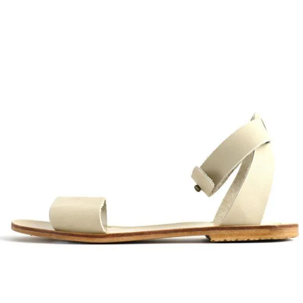 SORBAS SORBAS '28 Sandalen aus Leder, Weiß, – Produktbild 1 von 3