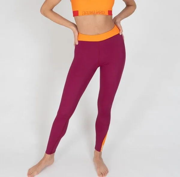 Bodyguard Bodyguard Tight - Fallmouth - Legging, Bordeaux, – Produktbild 1 von 5