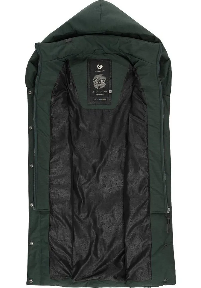 ragwear ragwear Steppweste Natalka Vest stylische, gesteppte Winterweste mit gefütterter Kapuze, Grün, – Produktbild 2 von 2