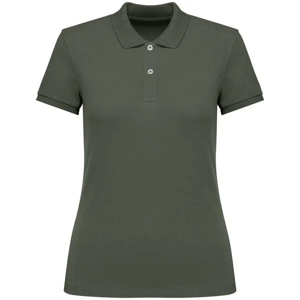 Greenspired Greenspired Umweltfreundliches Poloshirt aus Pikeetrikot 220g/m² XS-XXL, Khaki, – Produktbild 1 von 1