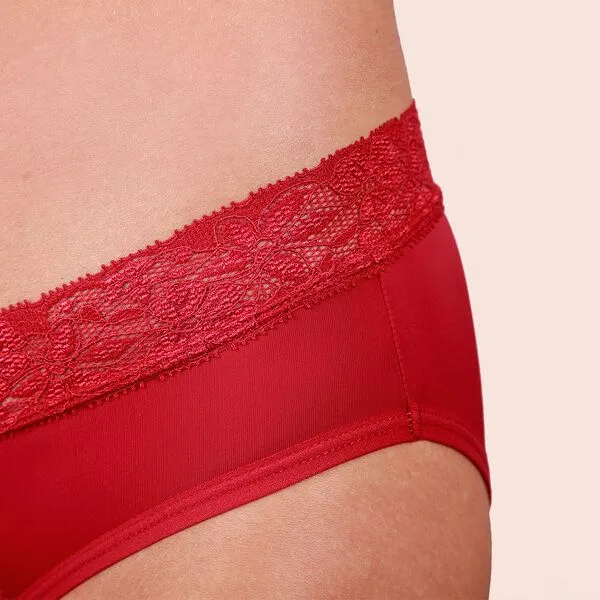 Taynie Ultra Periodenunterwäsche Biozidfrei 60°C Taynie Queen Ultra, Rot, – Produktbild 4 von 4