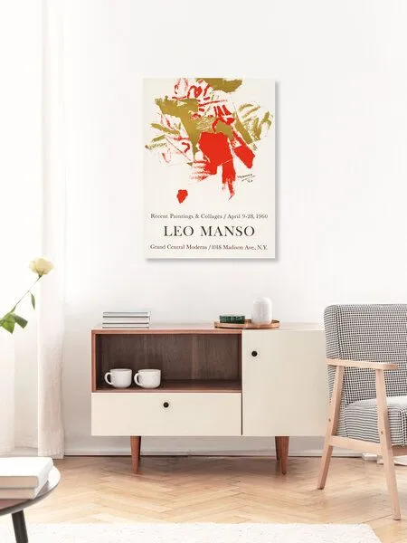 Photocircle Photocircle Poster / Leinwandbild - Leo Manso Ausstellungsposter von 1960 – Produktbild 3 von 4