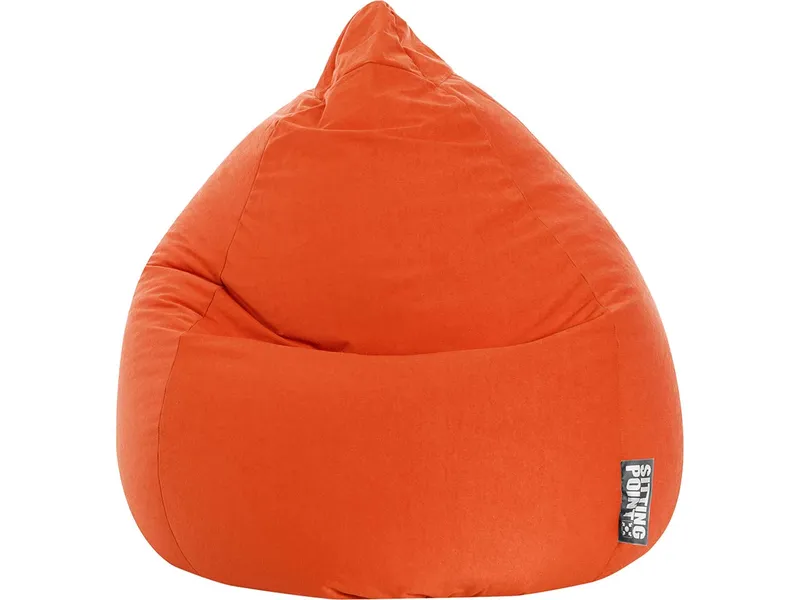 Sitzsack "easy XL", 70 x 110 cm, Orange, – Produktbild 1 von 1
