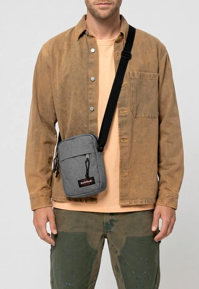 Eastpak Eastpak Schultertasche THE ONE, Kleine Umhängetasche, Crossbody Bag mit mehreren Fächern, Grau, – Produktbild 2 von 4