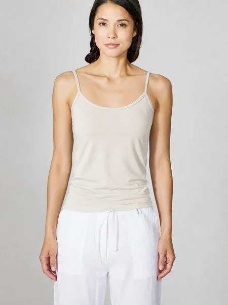 HempAge HempAge Trägertop Hanf/Biobaumwolle, Distel (beige), – Produktbild 2 von 4