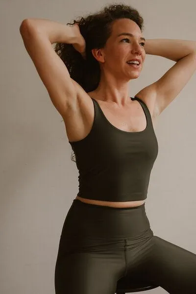 The View Yoga The View Yoga Iris Top Forest Green, Forest green, – Produktbild 3 von 4