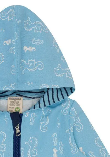 loud + proud loud + proud Babys & Kinder Outdoorjacke, GOTS-zertifiziert, Air(blau), – Produktbild 4 von 4