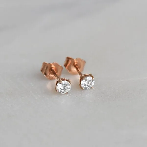 Eppi Eppi Ohrringe mit Lab Grown Diamanten 0.2ct Christi, Weiß, – Produktbild 2 von 3