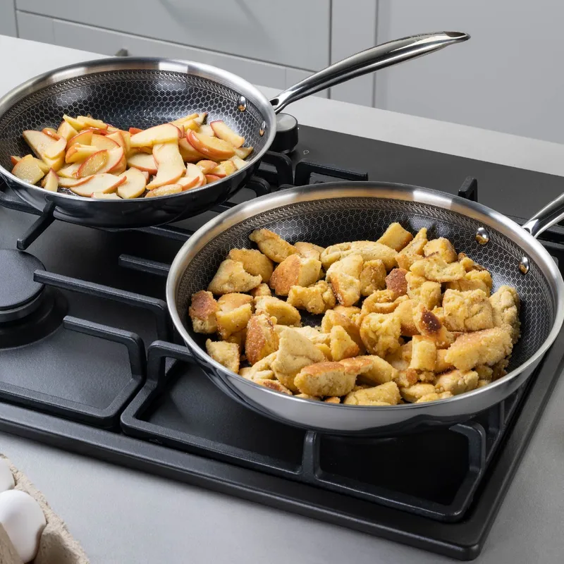 Chefkoch trifft Fackelmann Chefkoch trifft Fackelmann Pfannen-Set Kiel Ø24+28cm – Produktbild 2 von 2