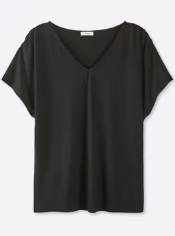 sheego V-Shirt schwarz – Produktbild 1 von 1