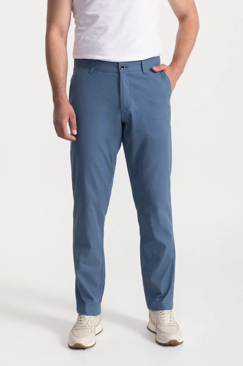 De IONESCU De IONESCU Herren vegan Hose Carpatica, Blau, – Produktbild 2 von 2