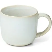 Econovo Econovo Keramik Tasse Handgemacht Groß | 400ml, Grau-weiss (weiss), – Produktbild 1 von 1