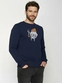 GreenBomb GREENBOMB Smokey Walrus Wild - Gemütliches Sweatshirt aus Bio-Baumwolle / hochwertiger Print / GOTS / Fair & Vegan – Produktbild 1 von 1