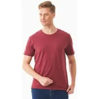 ORGANICATION ORGANICATION Basic T-Shirt aus Bio-Baumwolle, Syrah red, – Produktbild 1 von 1