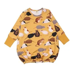 Walkiddy Baby Kleid Gelb „Playful Mouses“ aus GOTS-zertifizierter Bio-Baumwolle – Walkiddy – Produktbild 1 von 1