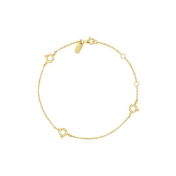 Design Letters Ruth Anchor charm lock Armband, vergoldet – Produktbild 1 von 1