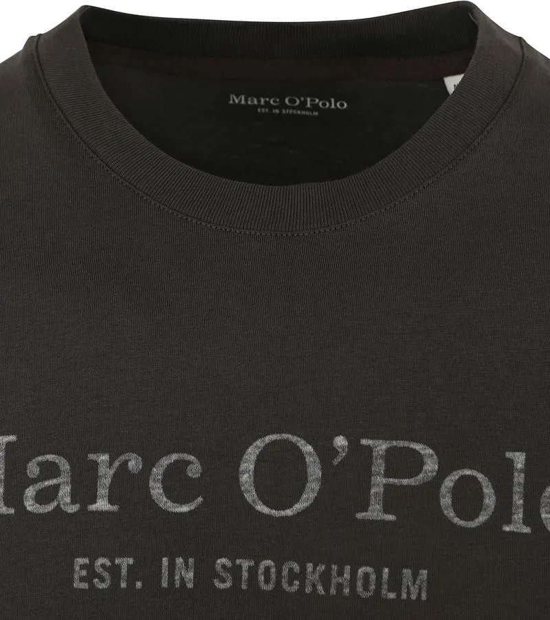 Marc O'Polo Marc O'Polo T-Shirt Logo Anthrazit - Größe XL, Grau, – Produktbild 4 von 5