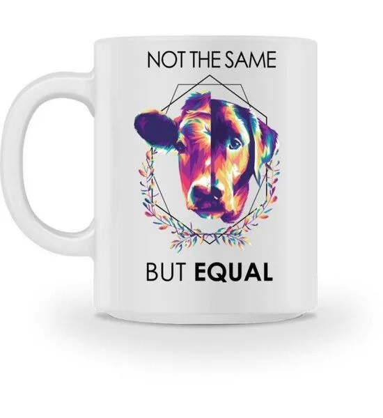 Team Vegan Team Vegan Not the Same but Equal - Tasse – Produktbild 2 von 2