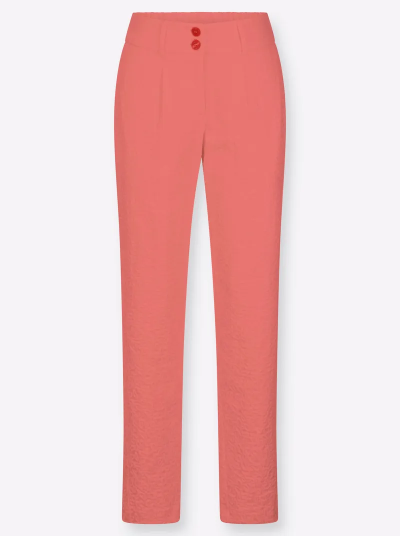Witt Bundfaltenhose, Koralle, – Produktbild 1 von 2