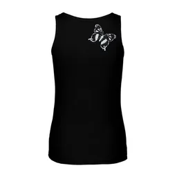 HANDGEDRUCKT HANDGEDRUCKT Frauen Tank Top "Tagpfauenauge 01" aus 100% Bio Baumwolle (kbA) – Produktbild 1 von 1