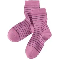 grödo Kinder Socken berrycream-geringelt Gr.3-4 – Produktbild 1 von 1