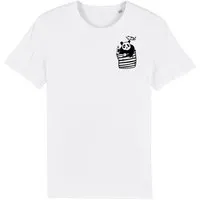 päfjes Pingzi Panda - Brust Motiv - päfjes Fair Wear Männer T-Shirt - White – Produktbild 1 von 1
