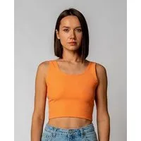 GORG GORG Damen Geripptes Cropped Top aus Bio-Baumwolle & TENCEL Modal – Produktbild 1 von 1