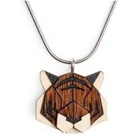 BeWooden BeWooden Halskette Tiger | Kette mit Anhänger aus Holz | Tier Motiv | Tiger – Produktbild 1 von 1
