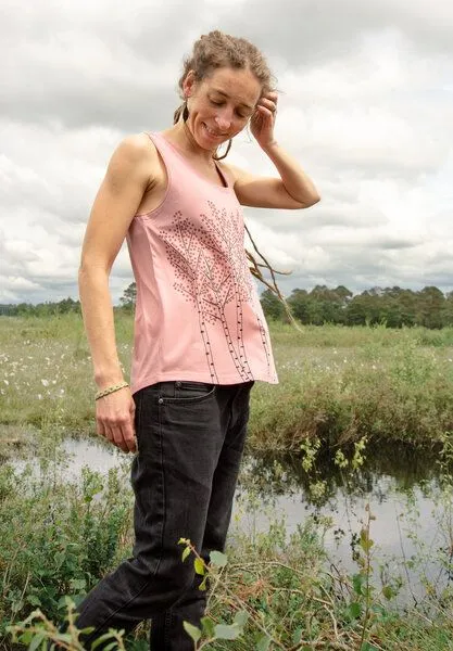 Cmig Cmig Damen Tank-Top Birken, Canyon pink (rosa), – Produktbild 3 von 4