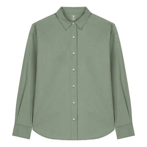 YTWOO YTWOO Poplinhemd für Herren aus Bio-Baumwolle, Soft khaki, – Produktbild 1 von 3