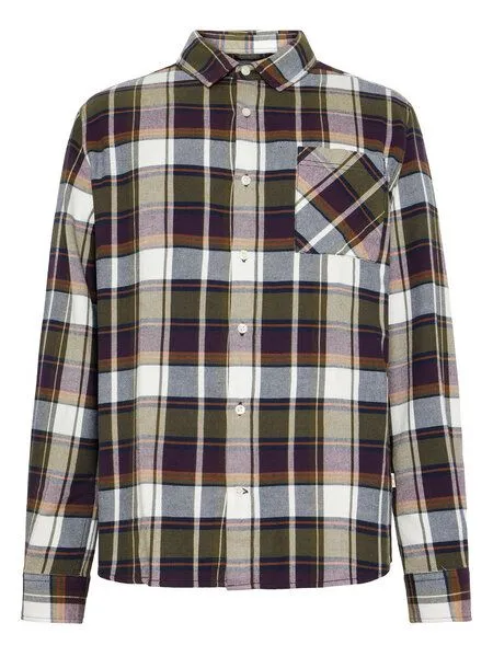 KnowledgeCotton Apparel KnowledgeCotton Apparel Kariertes Flanell-Hemd, Blue check (blau), – Produktbild 3 von 4