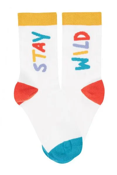 Frugi Frugi Kindersocken in Dreierpack mit Stay Wild – Produktbild 3 von 3