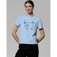 watapparel watapparel T-Shirt Frauen Le poulet - das Huhn, Blue soul, – Produktbild 1 von 1