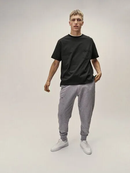 WOTE WOTE T-Shirt Oversized aus Bio-Baumwolle, Anthrazit, – Produktbild 1 von 3