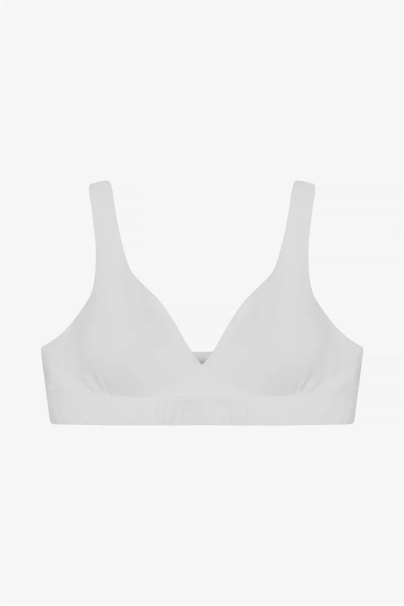Bread & Boxers Modal-BH Modell: Padded Soft Bra, White, – Produktbild 1 von 1