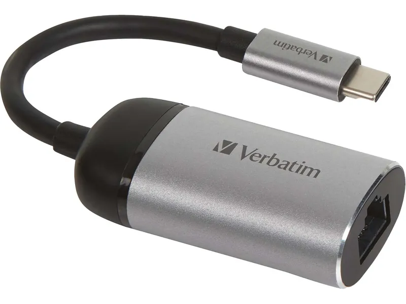 Verbatim Verbatim USB-C zu Gigabit Ethernet Adapter – Produktbild 2 von 5
