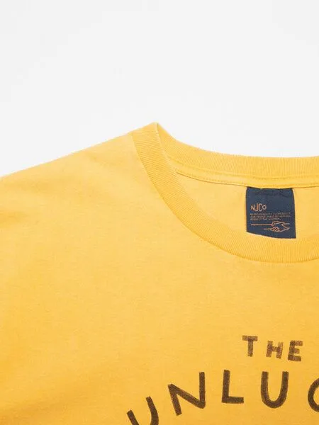 Nudie Jeans Nudie Jeans T-Shirt Roy Unlucky, Yellow, – Produktbild 3 von 4
