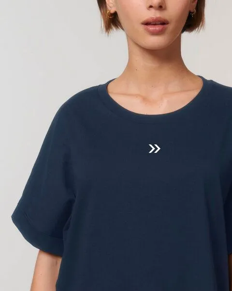 Human Family Human Family Oversize Damen T-Shirt "Skip", Navy, – Produktbild 1 von 3